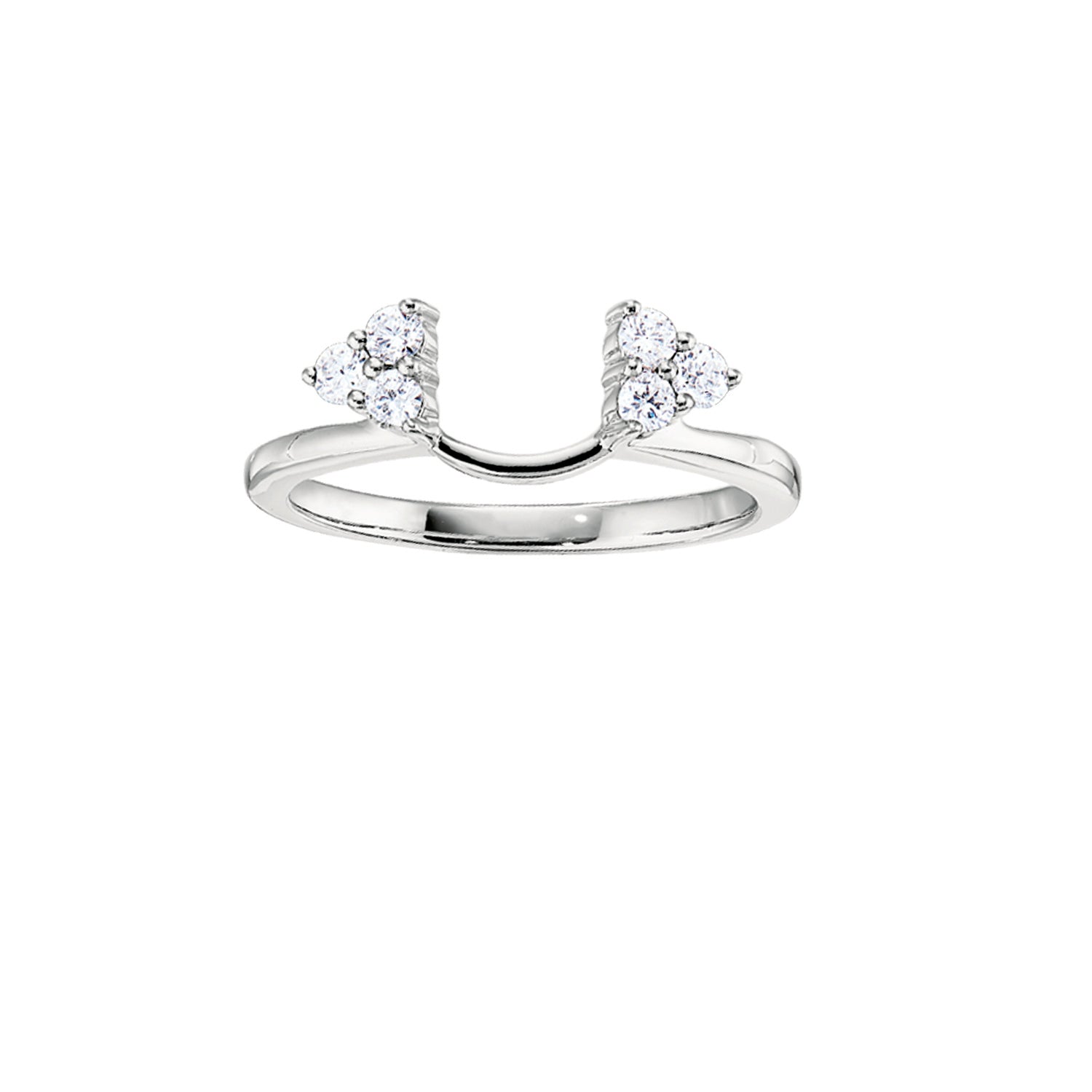 Diamond Six Stone Classic Wrap Ring