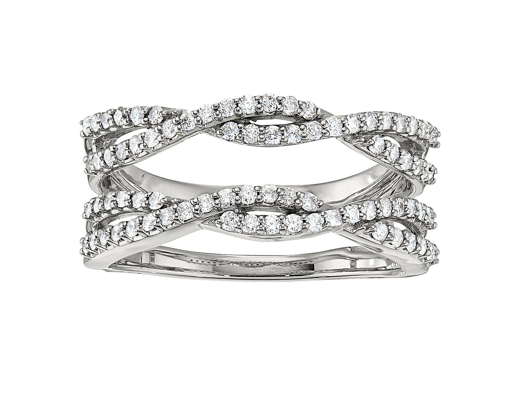 Diamond Woven Insert Ring