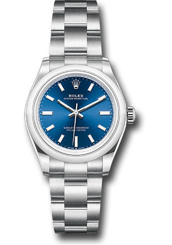 *Pre-Owned* Rolex Oyster Perpetual 31 Watch - Domed Bezel - Blue Index Dial - Oyster Bracelet
