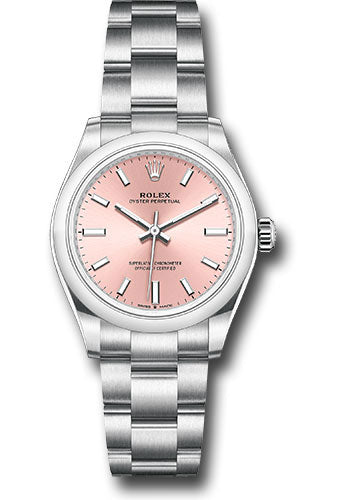 *Pre-Owned* Rolex Oyster Perpetual 31 Watch - Domed Bezel - Pink Index Dial - Oyster Bracelet