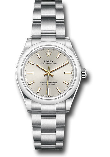 *Pre-Owned* Rolex Oyster Perpetual 31 Watch - Domed Bezel - Silver Index Dial - Oyster Bracelet