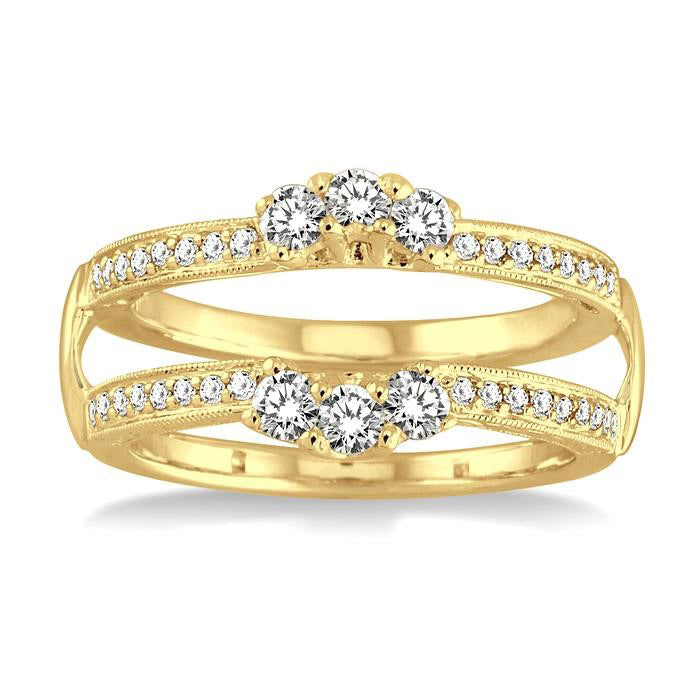 Umbra Diamond Insert Ring Yellow Gold Diamond Wrap & Enhancer