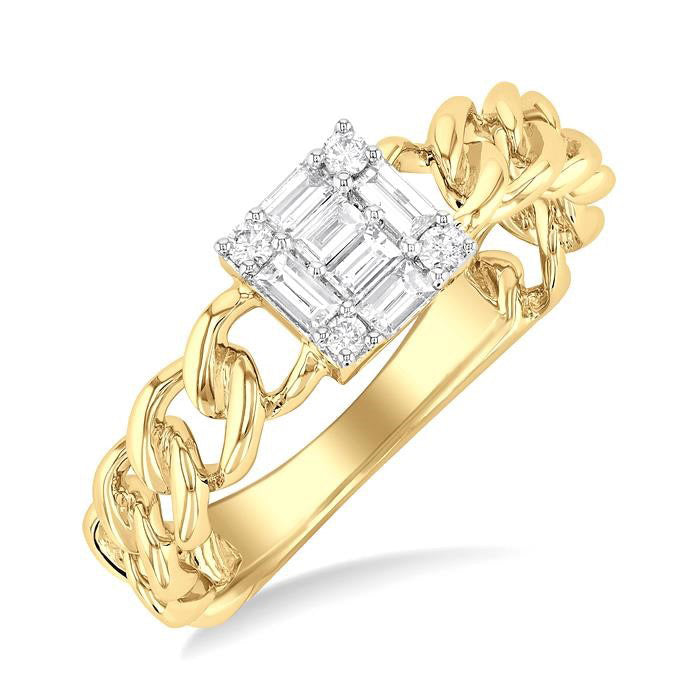 Serenity Diamond Ring in Metal