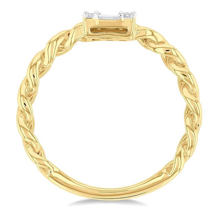 Serenity Diamond Ring in Metal
