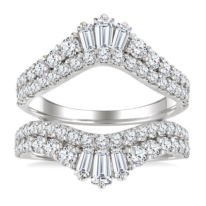 Baguette Diamond Insert Ring