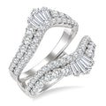 Baguette Diamond Insert Ring