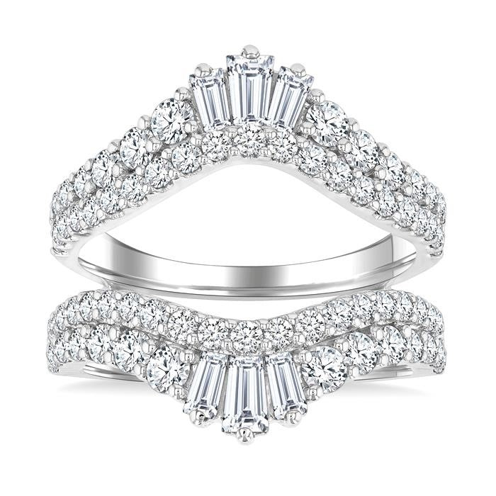 Baguette Diamond Insert Ring