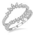 Sorelle Diamond Insert Ring White Gold Diamond Wrap & Enhancer