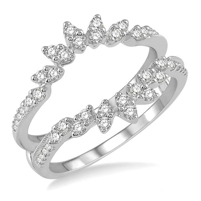 Sorelle Diamond Insert Ring White Gold Diamond Wrap & Enhancer