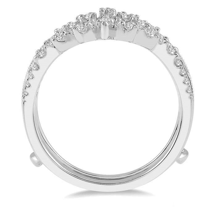 Sorelle Diamond Insert Ring White Gold Diamond Wrap & Enhancer