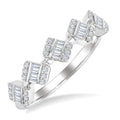 5 Stone Fusion Diamond Fashion Ring