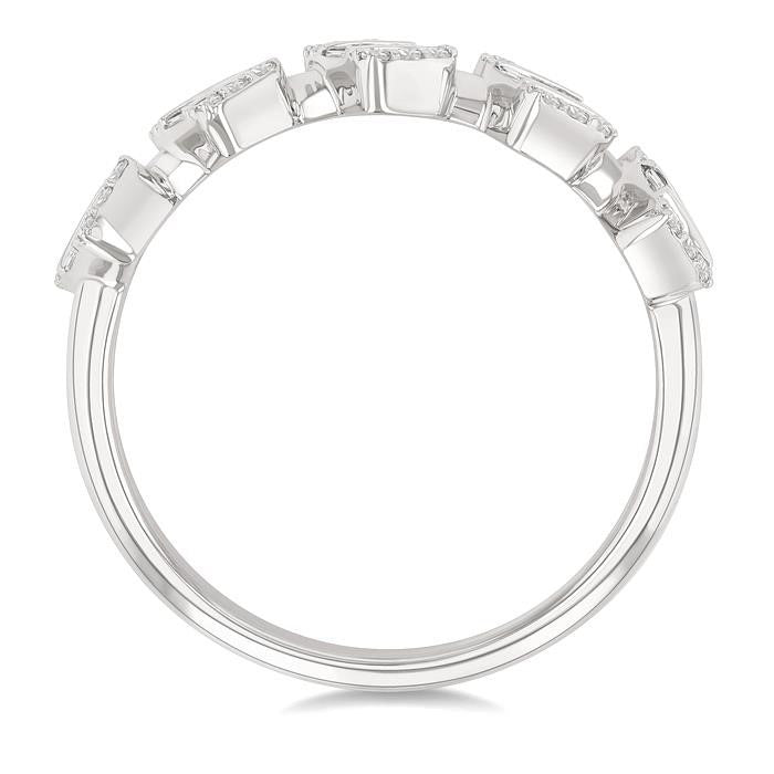 5 Stone Fusion Diamond Fashion Ring