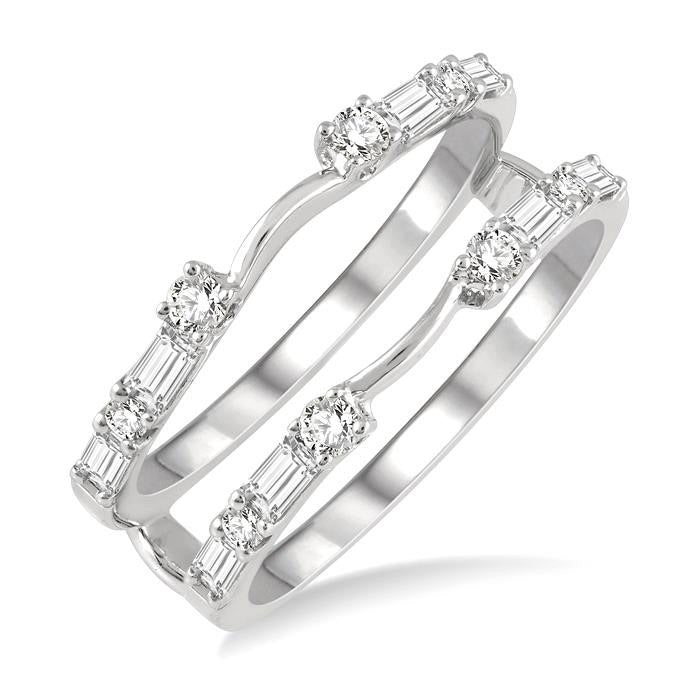 Baguette Diamond Insert Ring