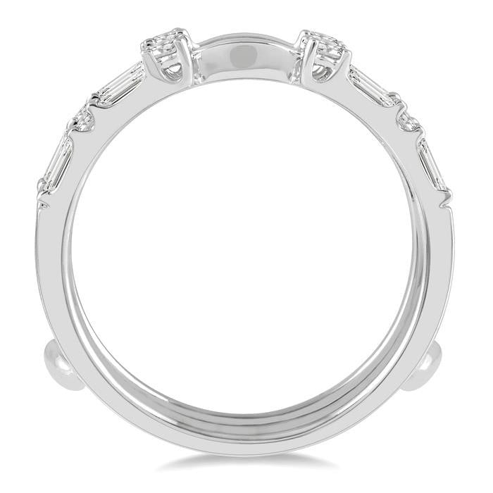 Baguette Diamond Insert Ring