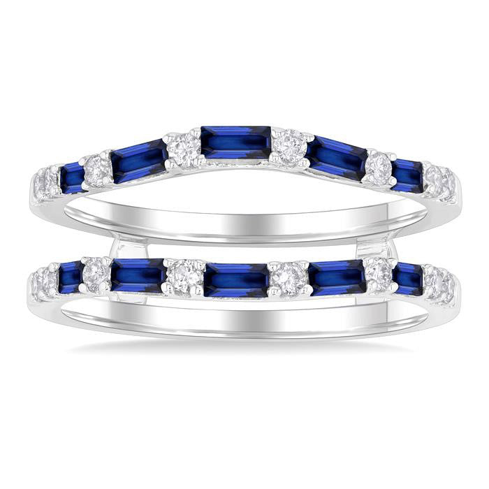 Alternate Gemstone & Diamond Insert Ring