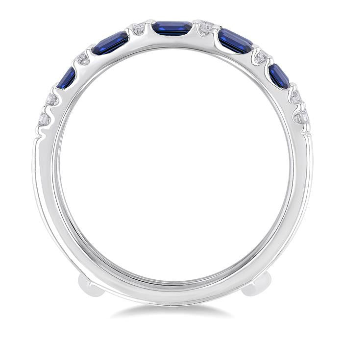 Alternate Gemstone & Diamond Insert Ring