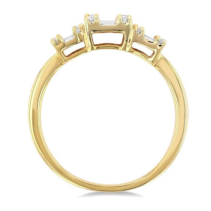 Past Present & Future Fusion Diamond Engagement Ring