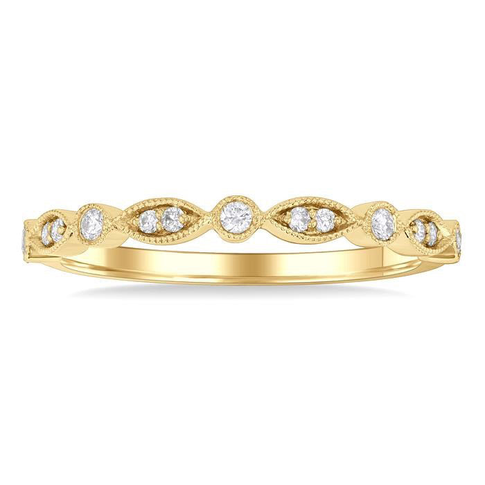 Midnight Diamond Jewelry in Yellow Gold