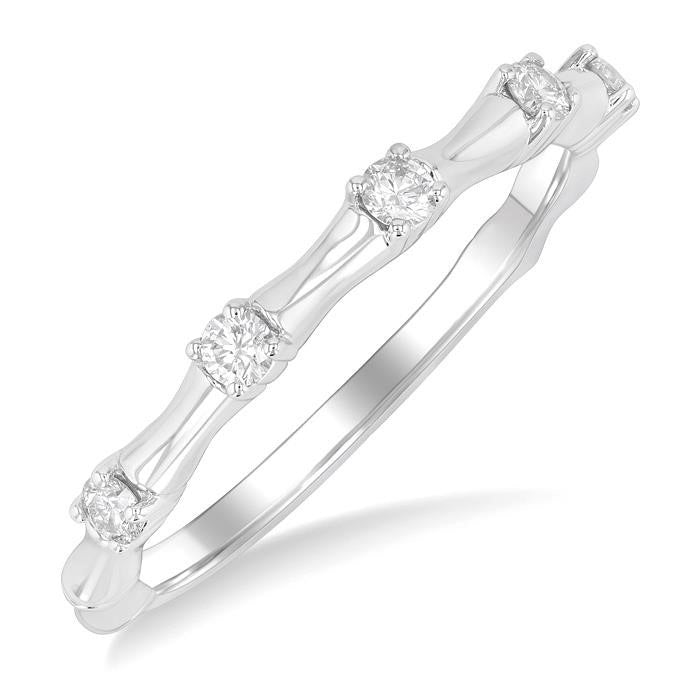 Aurora Diamond Ring in White Gold