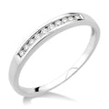 Luminara Chorus Symphony Channel Set Diamond Wedding Band