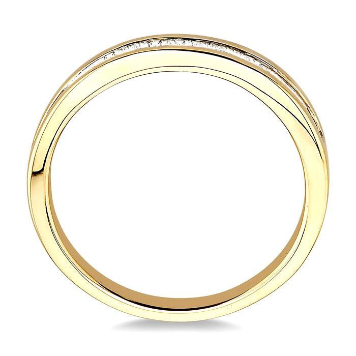 Channel Set Baguette Diamond Wedding Band