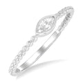 Twilight Diamond Ring in White Gold