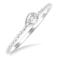 Opulence Diamond Ring in White Gold