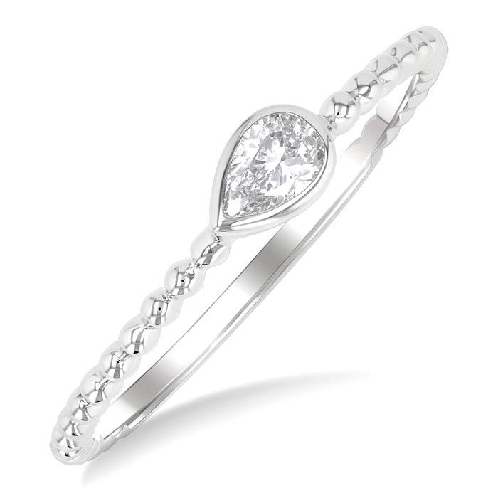 Opulence Diamond Ring in White Gold