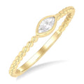 Serenity Diamond Ring in Yellow Gold