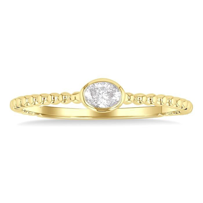 Elegance Diamond Ring in Metal