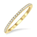 1/6 Ctw Round Cut Diamond Stack Band in 14K Yellow Gold