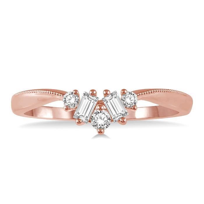 Velour Diamond Ring in Metal