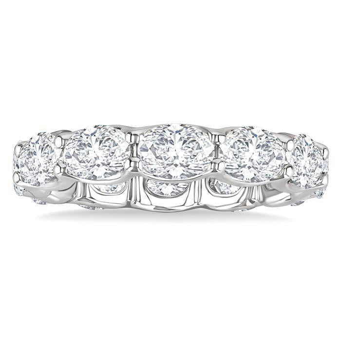 Elegance Diamond Wedding Band in White Gold