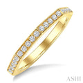 1/2 Ctw Eternity Round Cut Diamond Geometric Wedding Band in 14K Yellow Gold