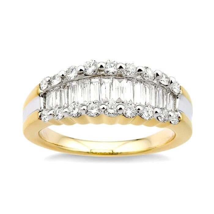 1 Ctw Diamond Band in 14K Yellow Gold