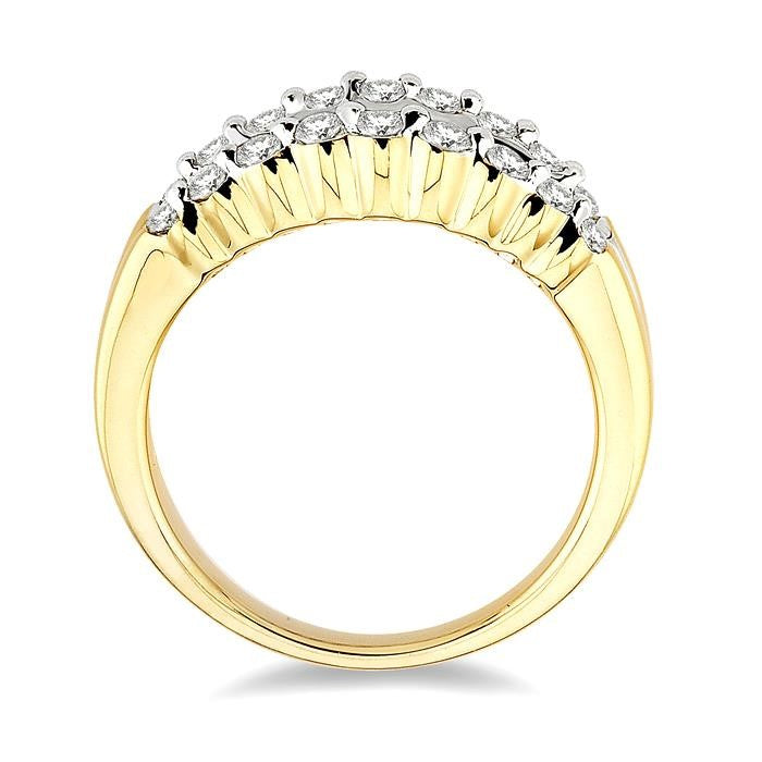 1 Ctw Diamond Band in 14K Yellow Gold