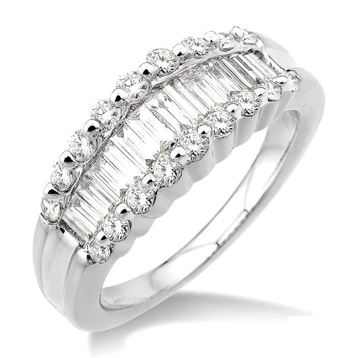 Isolde Vista Myth Baguette Diamond Wedding Band