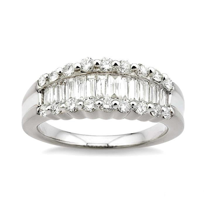 Isolde Vista Myth Baguette Diamond Wedding Band