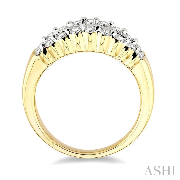 1 Ctw Diamond Band in 14K Yellow Gold