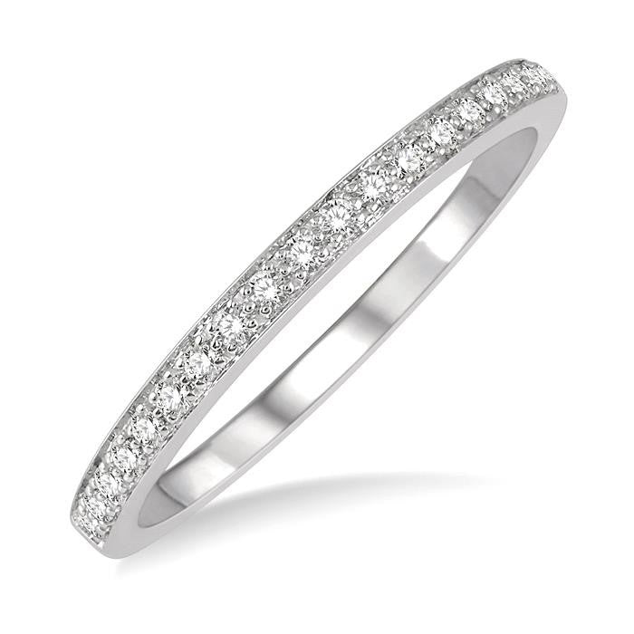 1/6 Ctw Diamond Band in 14K White Gold