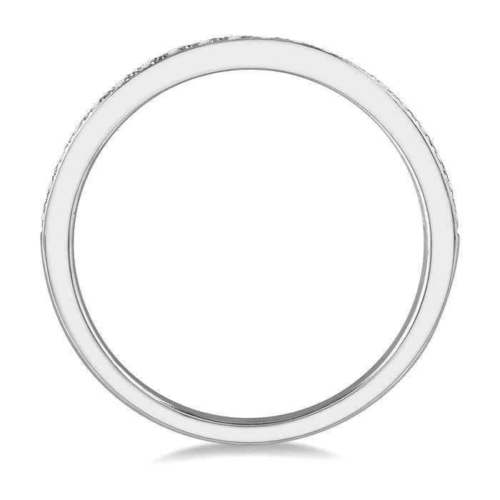 1/6 Ctw Diamond Band in 14K White Gold
