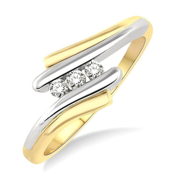 3 Stone Diamond Fashion Band