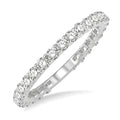1 Ctw Round Cut Diamond Eternity Band in 14K White Gold