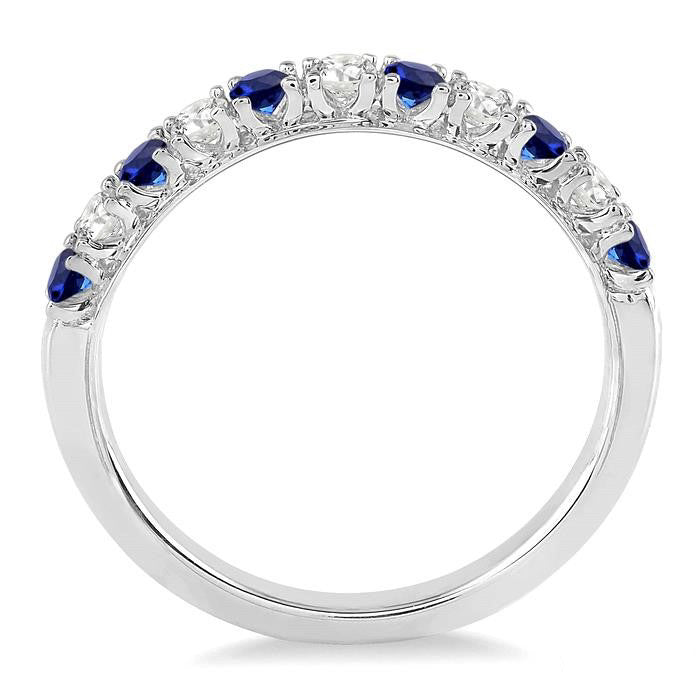 Lyric Quarry Fable Alternate Gemstone & Diamond Wedding Band