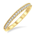 1/4 Ctw Round Cut Diamond Wedding Band in 14K Yellow Gold