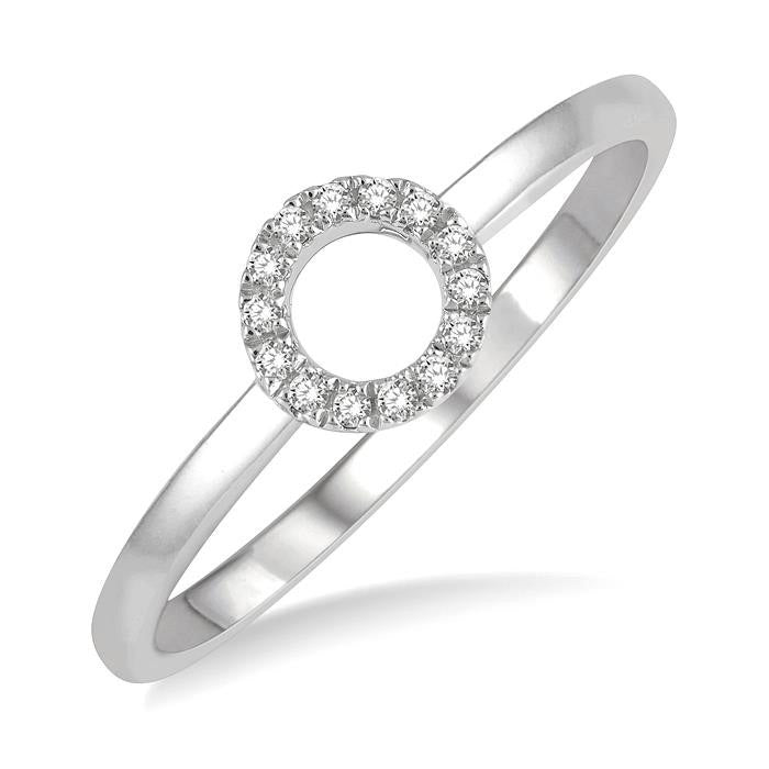 Circle Diamond Fashion Ring