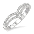 Velour Diamond Ring in White Gold