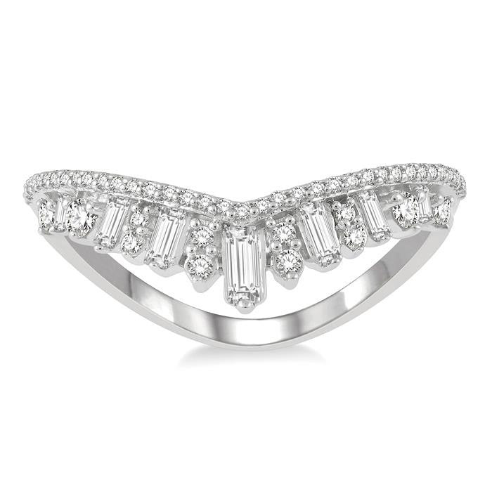 Velour Diamond Ring in Metal