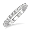 1 Ctw Round Cut Diamond Eternity Band in 14K White Gold