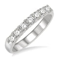 7 Stone Diamond Wedding Band